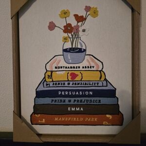 BP Home Woven Art Jane Eyre Books Embroidery Art Frame